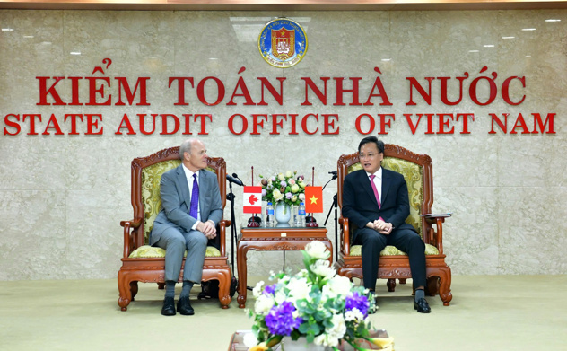 State Audit Office of Viet Nam receives the Ambassador of Canada to Viet Nam