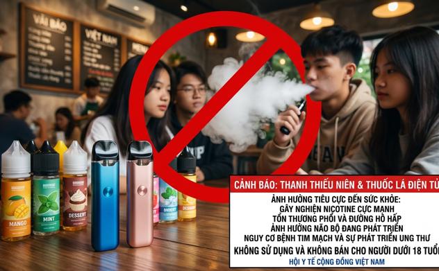 Thuốc lá điện tử bùng nổ trong giới trẻ: Tỷ lệ tăng gấp nhiều lần chỉ trong vài năm