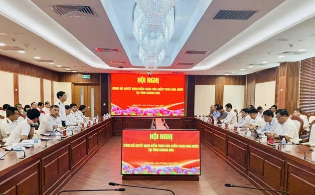 Hội nghị công bố các Quyết định kiểm toán tại tỉnh Khánh Hòa