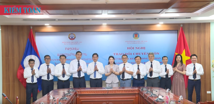 Kiểm toán nhà nước Việt Nam - Lào tăng cường hợp tác chuyên môn