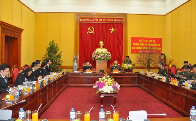 Hội nghị thông qua Kết quả kiểm toán Báo cáo quyết toán NSNN năm 2016 của Bộ Công an