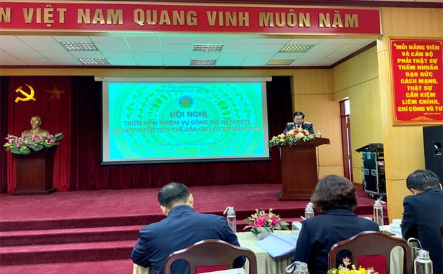 Hội nghị triển khai nhiệm vụ công tác năm 2021 và thực hiện quy chế dân chủ cơ sở năm 2020 của KTNN khu vực VII