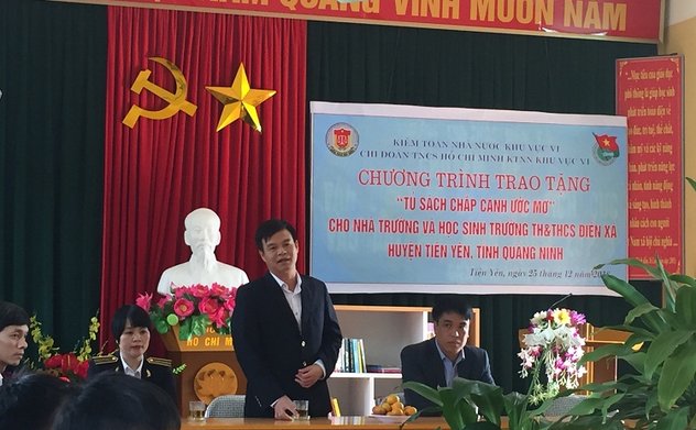 Chi đoàn thanh niên KTNN khu vực VI tổ chức chương trình “Tủ sách chắp cánh ước mơ” tại Quảng Ninh