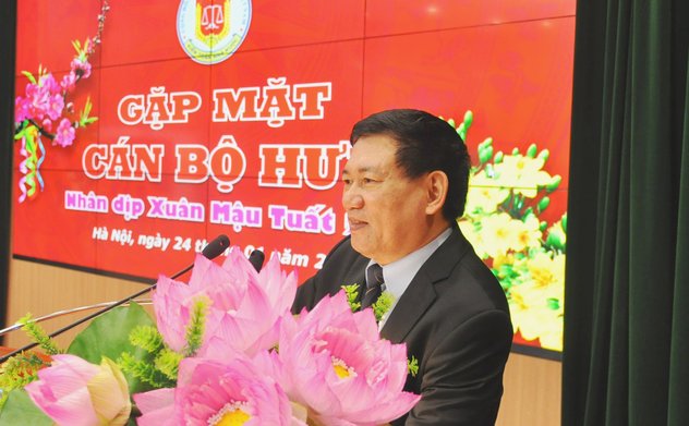 Lãnh đạo KTNN gặp mặt cán bộ hưu trí nhân dịp Xuân Mậu Tuất 2018