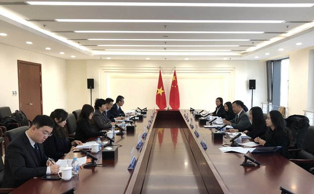 Cuộc họp cấp kỹ thuật giữa KTNN Việt Nam - Chủ tịch ASOSAI và KTNN Trung Quốc (CNAO) - Tổng thư ký ASOSAI thảo luận về các sáng kiến phát triển ASOSAI giai đoạn 2019-2021