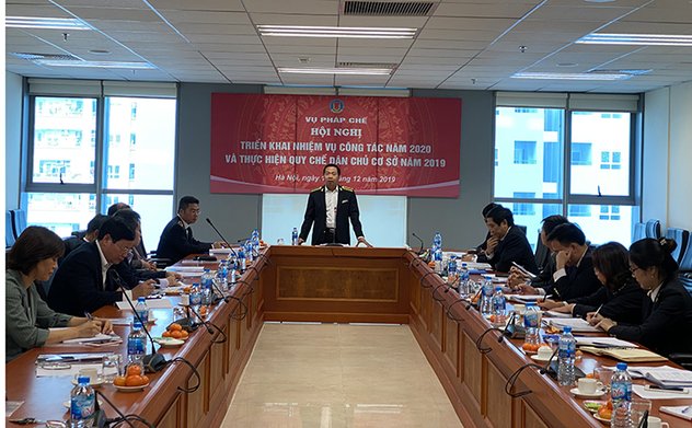Vụ Pháp chế tổ chức Hội nghị triển khai chương trình công tác năm 2020