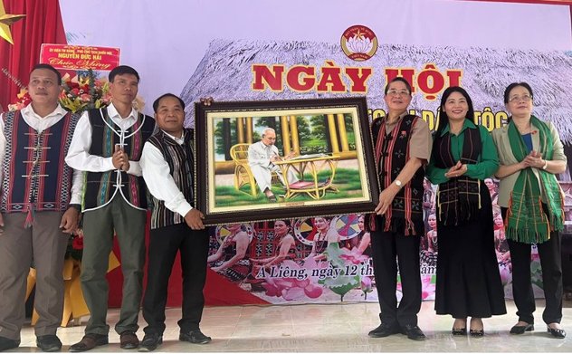 Ngày hội Đại đoàn kết dân tộc tại xã miền núi của tỉnh Quảng Nam