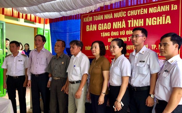 KTNN chuyên ngành Ia tặng nhà tình nghĩa cho gia đình bệnh binh tại Ba Vì, Hà Nội