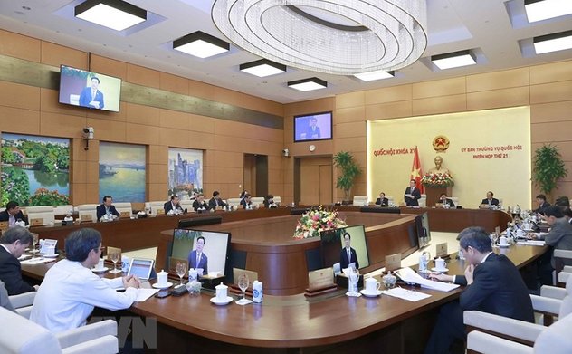 Khai mạc Phiên họp thứ 21 của Ủy ban Thường vụ Quốc hội